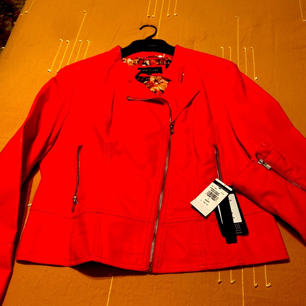 Red orange size xl jacket